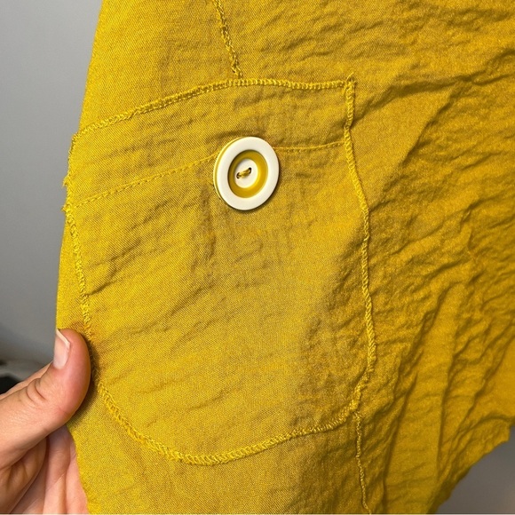 Lulu-B Yellow Pocket Tunic Top XL - Picture 4 of 7
